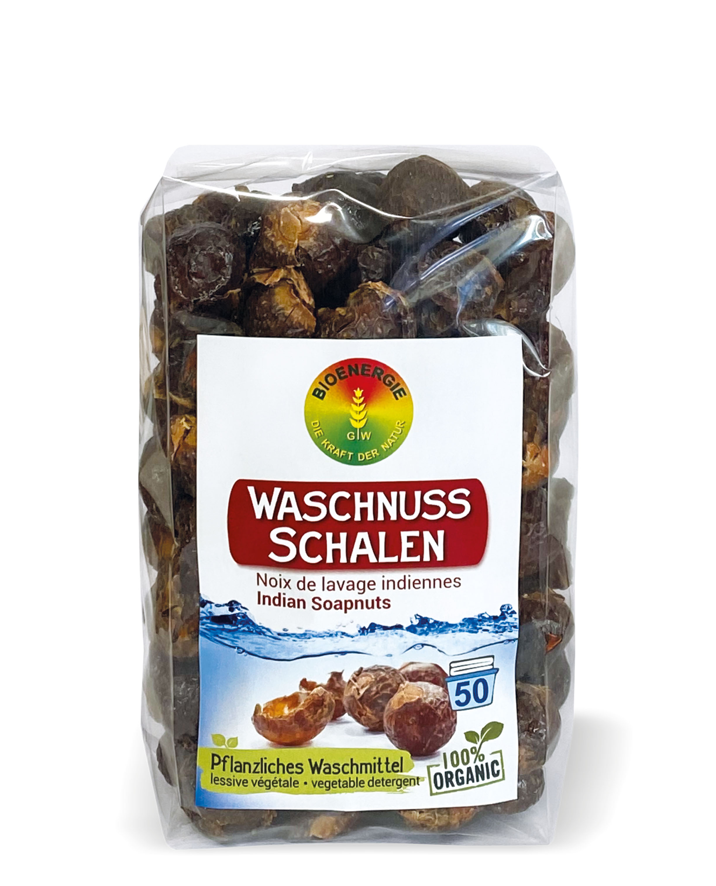Waschnuss-Schalen inkl. 1 Waschbeutel, 250 g 