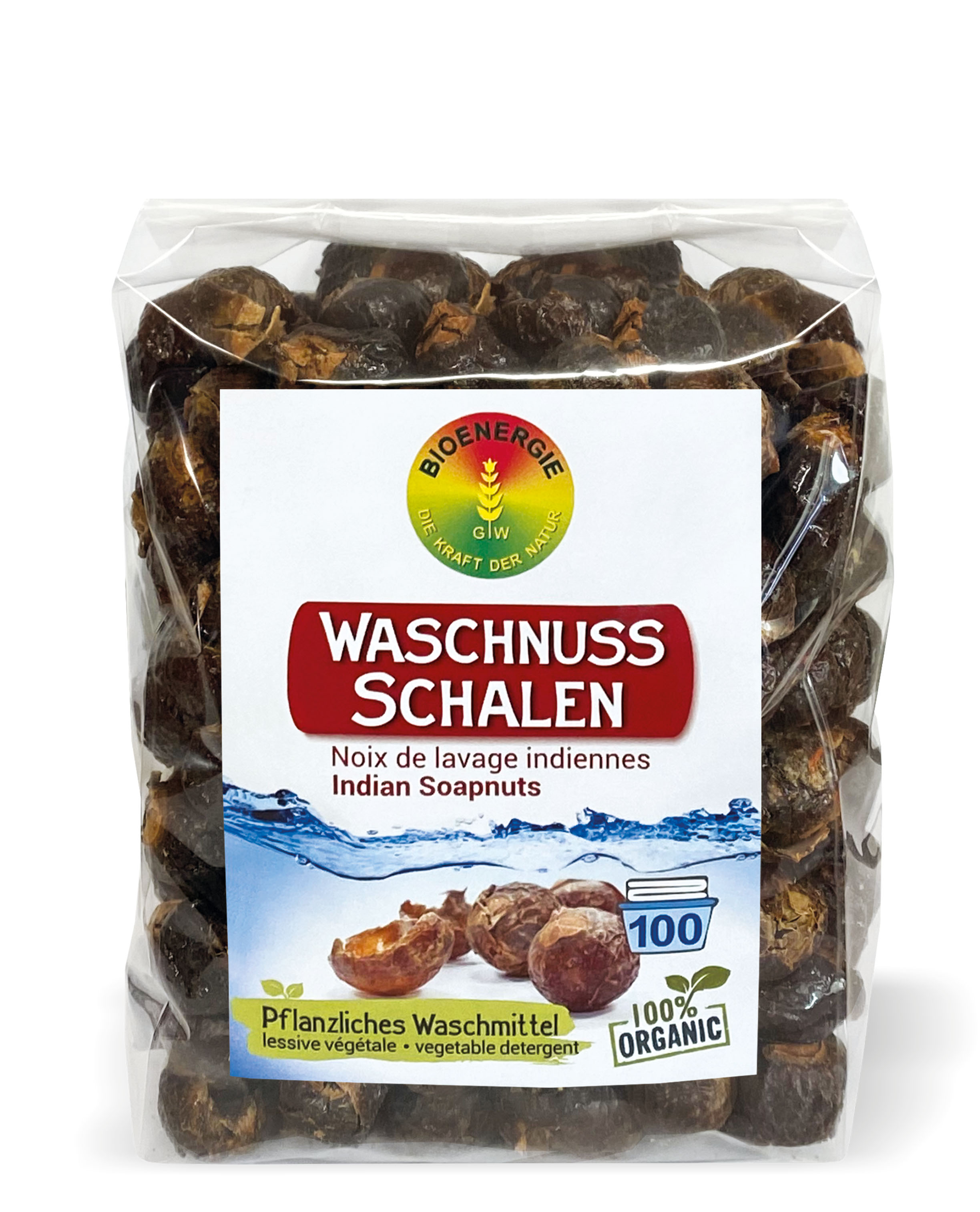 Waschnuss-Schalen inkl. 1 Waschbeutel, 500 g 